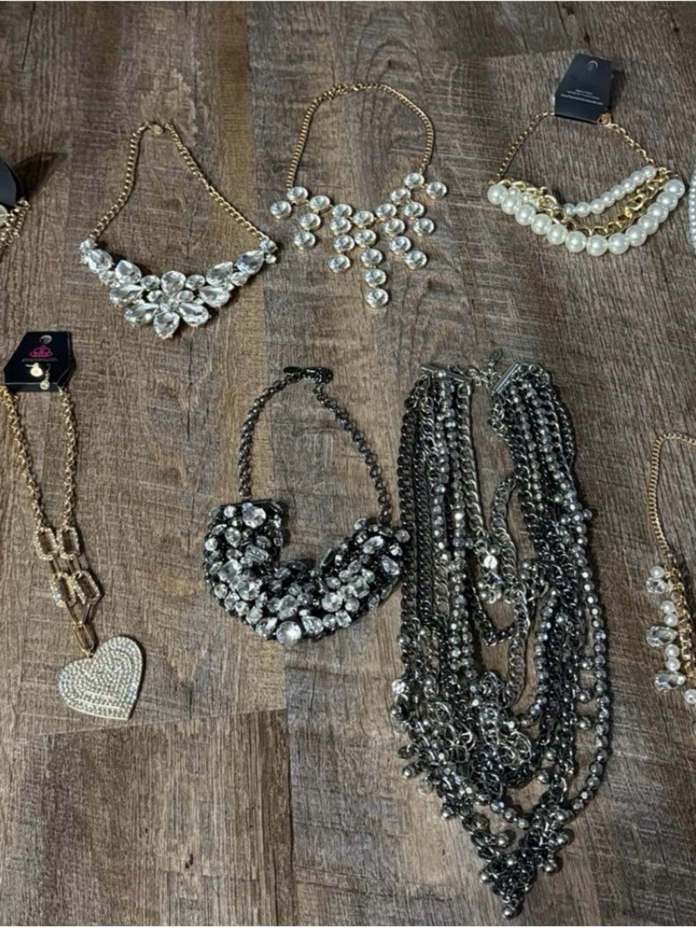paparazzi Gold and Silver Mixed Statement Necklace Set